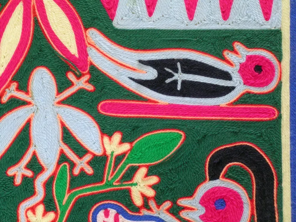 Wixarika / Huichol art, пример 3