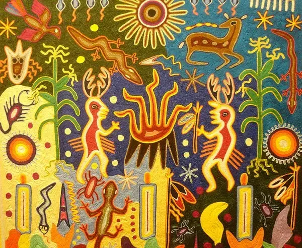 Wixarika / Huichol art, пример 5