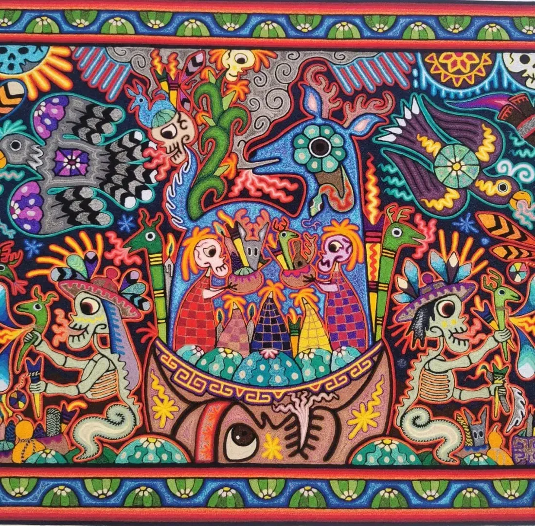 Wixarika / Huichol art, пример 6