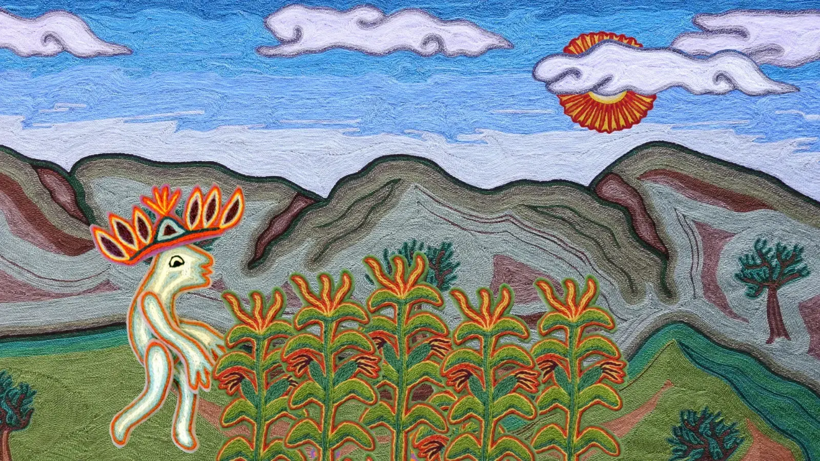 Wixarika / Huichol art, пример 7