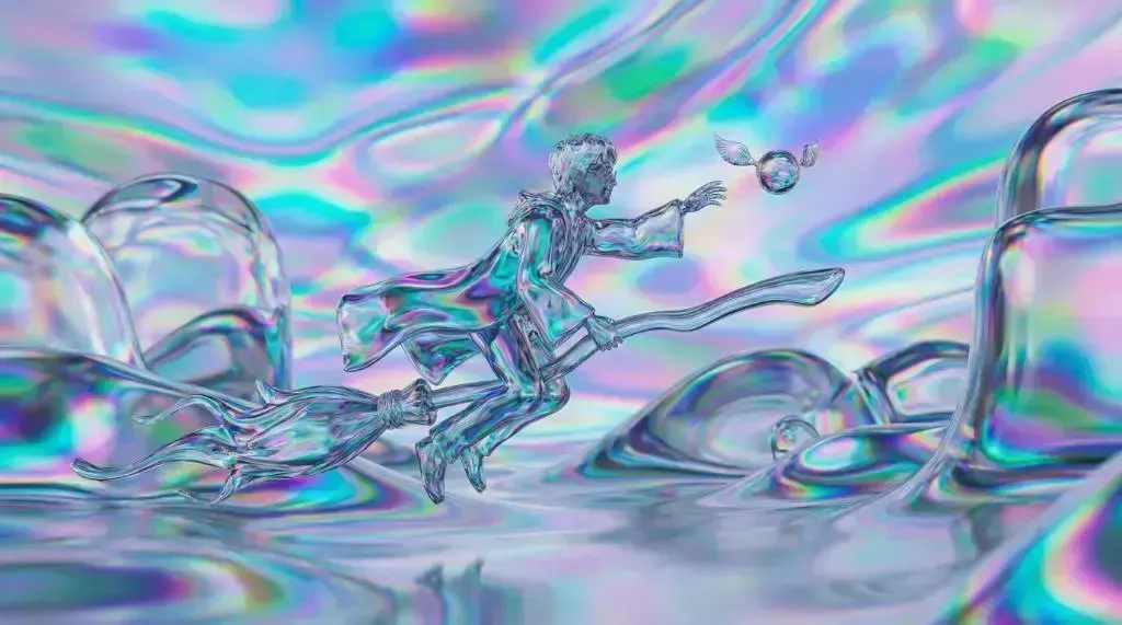 Iridescent Chromatic Flow, пример 2