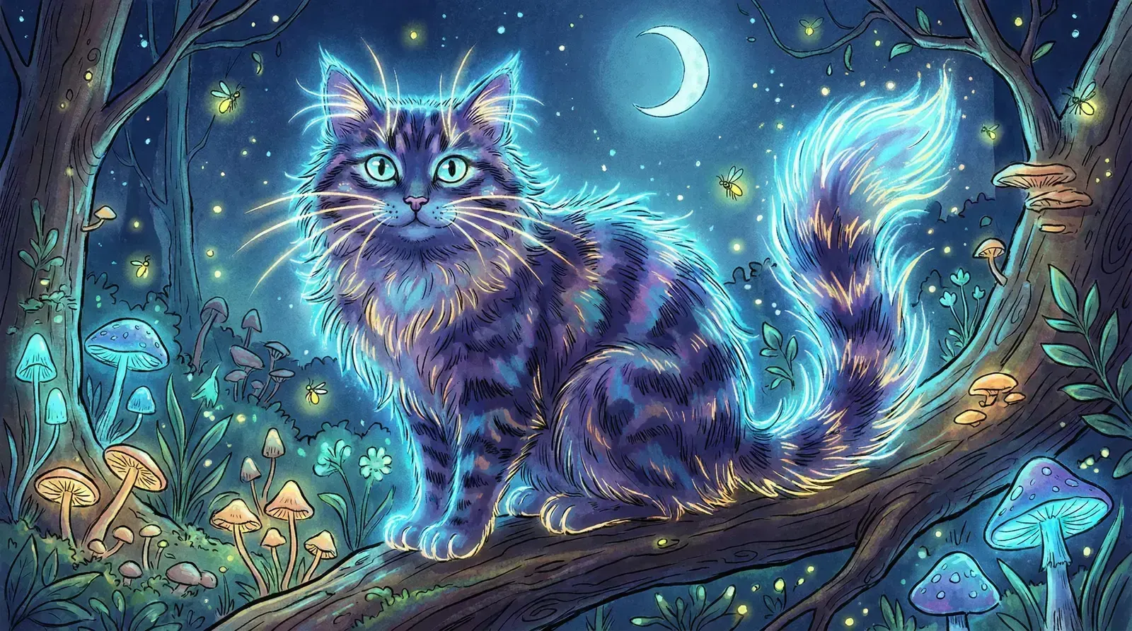 glowing edges, пример 3