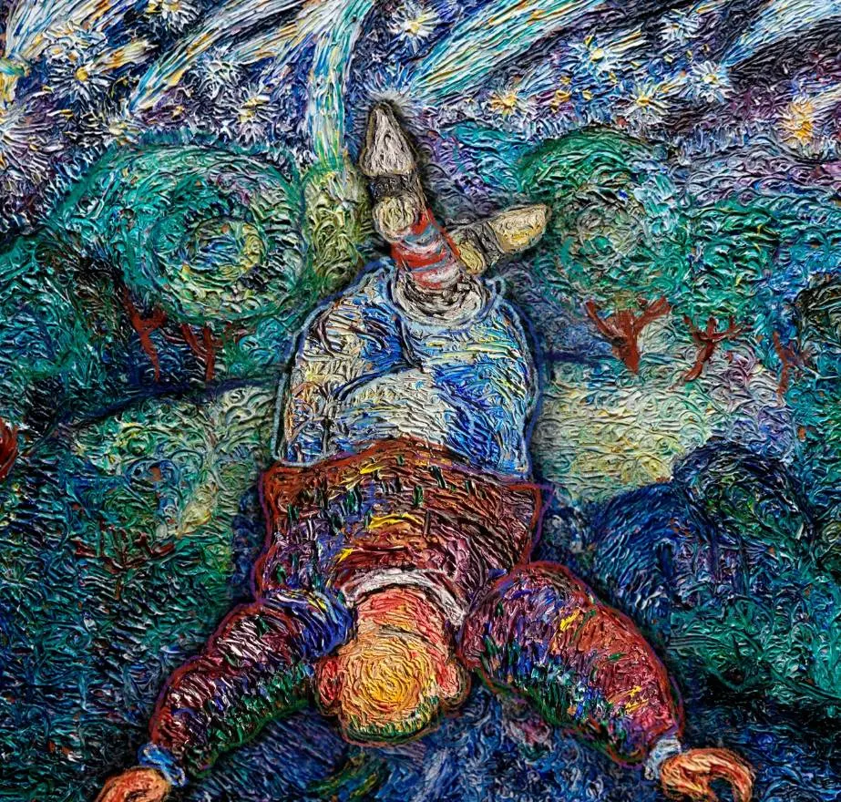 Vibrant Impasto, пример 3