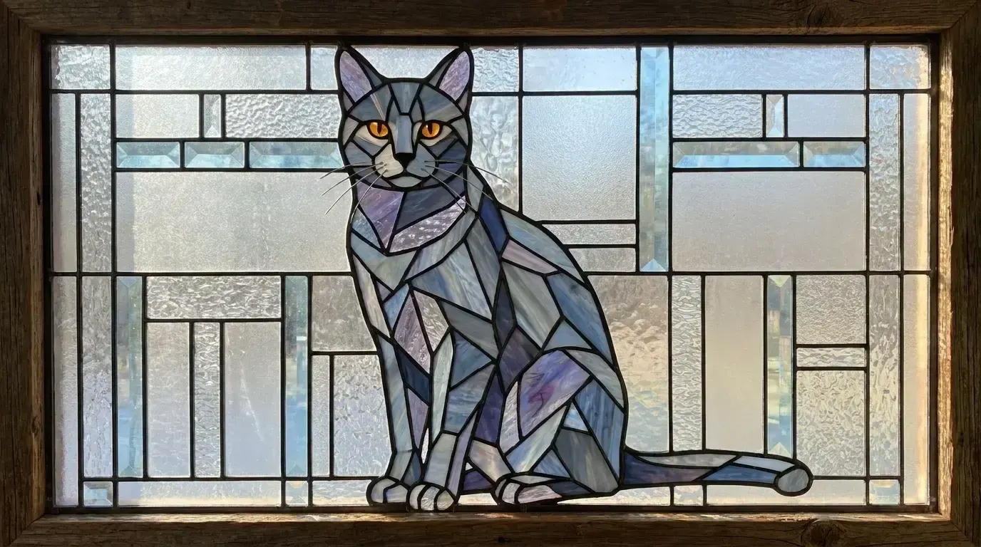 stained glass, пример 1