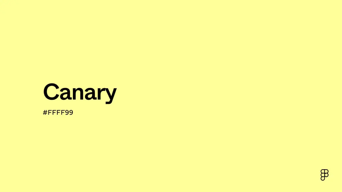 Canary yellow, пример 1
