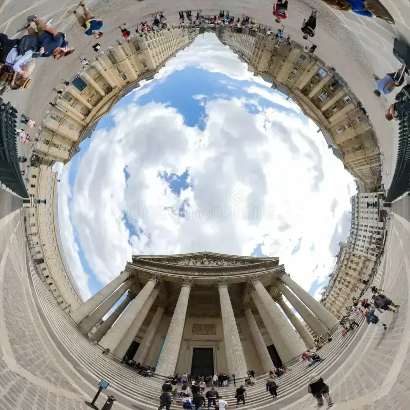inverted tiny planet, пример 2