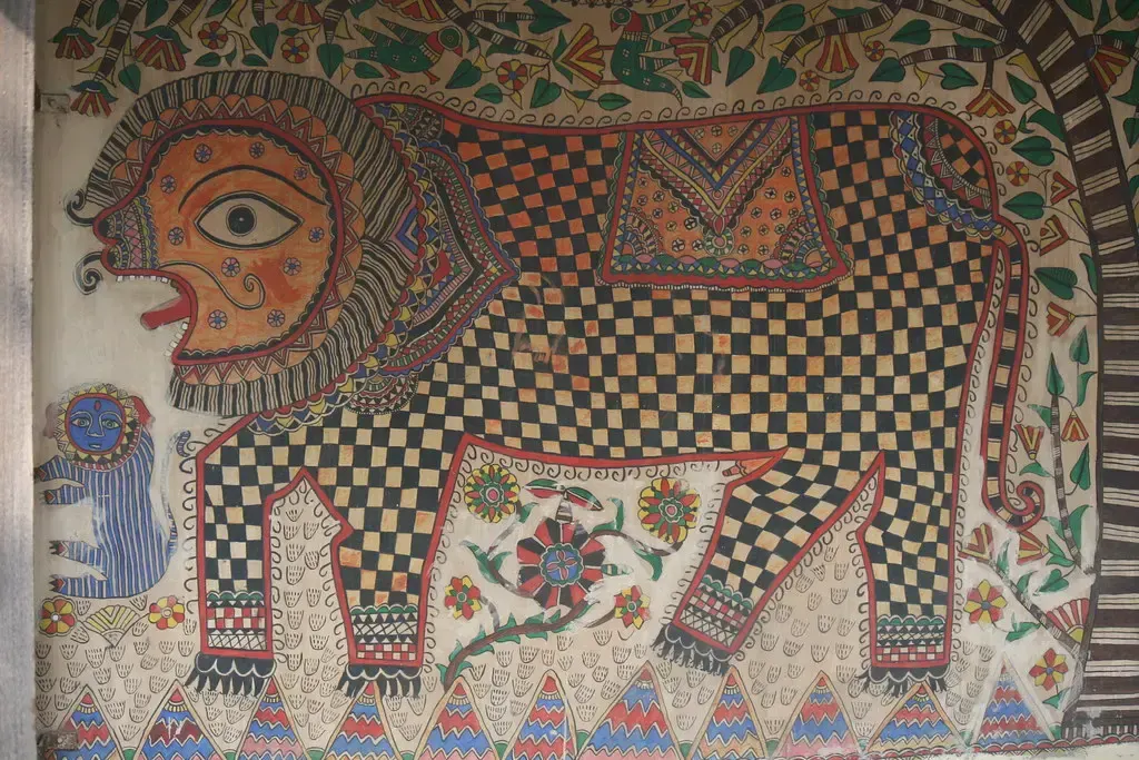 Mithila / Madhubani, пример 2