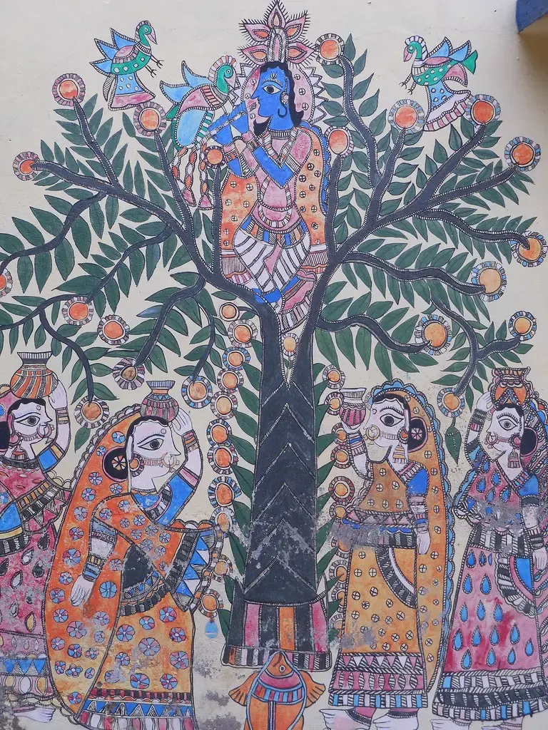 Mithila / Madhubani, пример 5