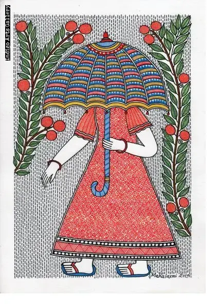 Mithila / Madhubani, пример 7