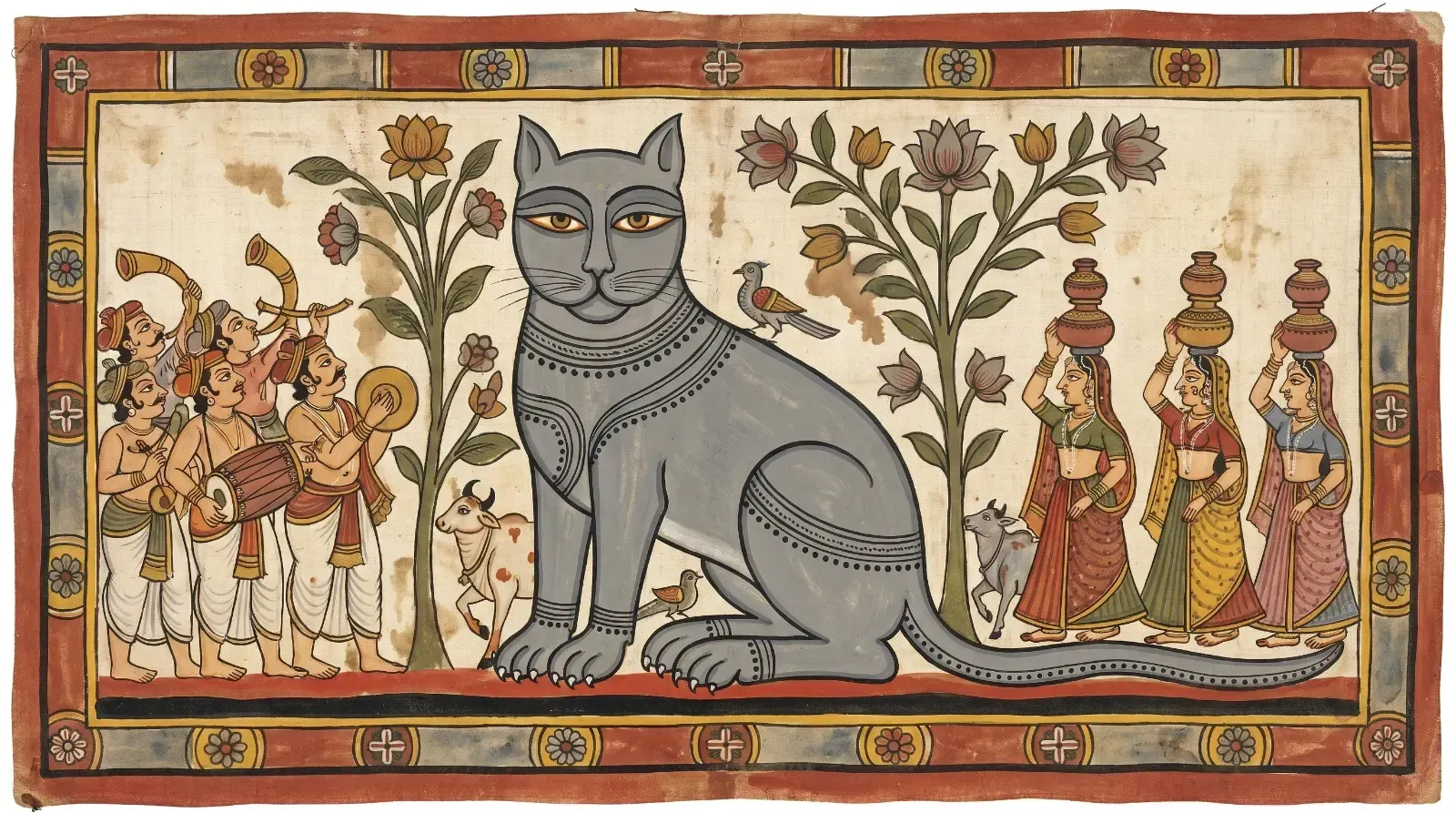 Phad painting, пример 1