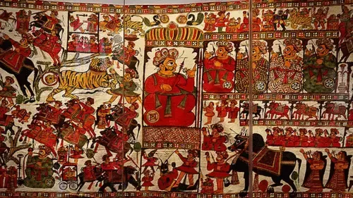 Phad painting, пример 3