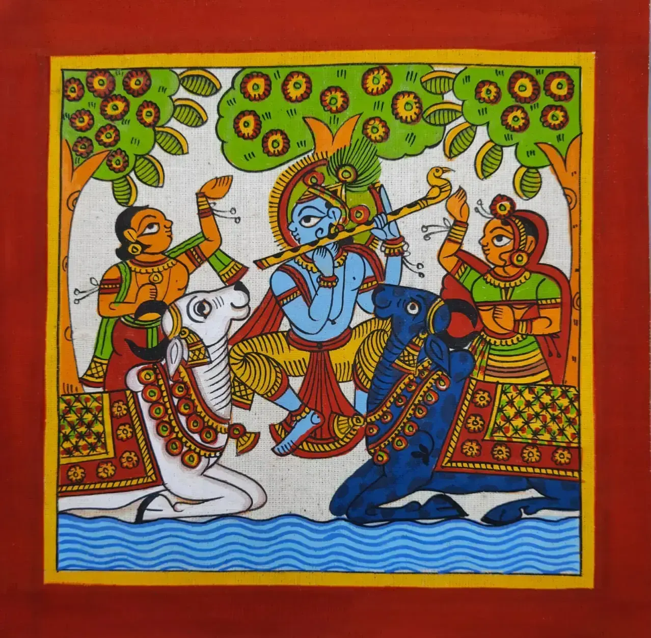 Phad painting, пример 7