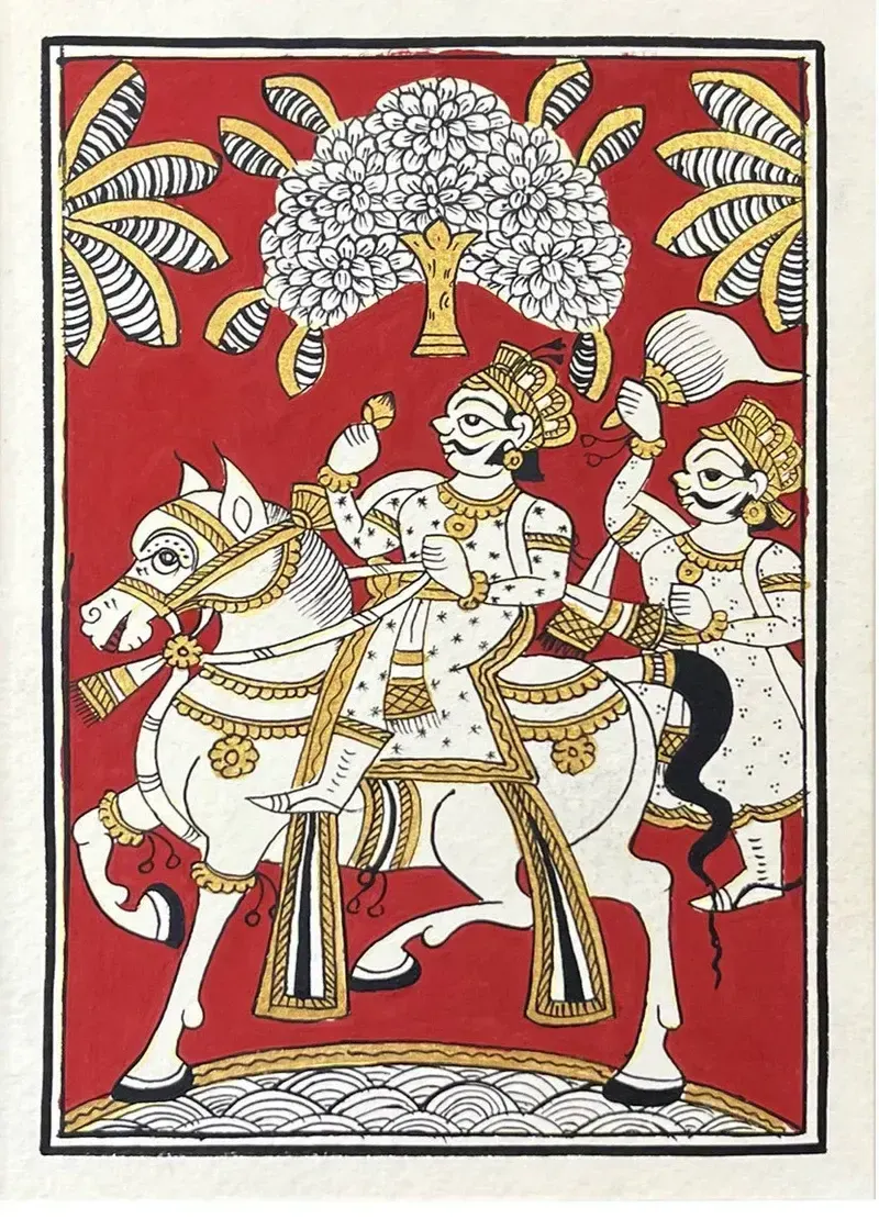 Phad painting, пример 8