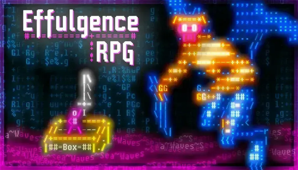 Neon ASCII, пример 2