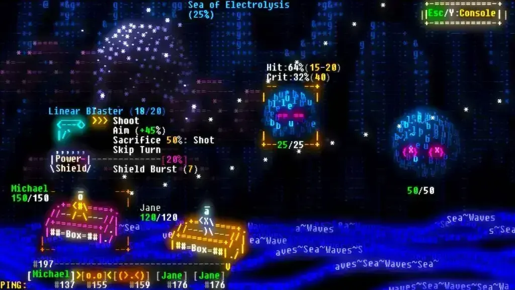 Neon ASCII, пример 3