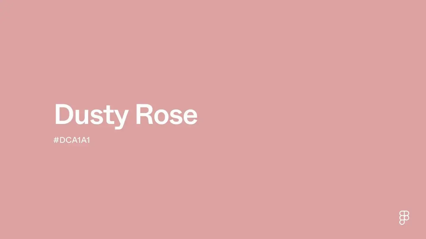 Dusty rose, пример 1