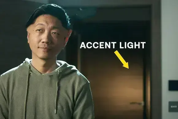 Accent light, пример 3