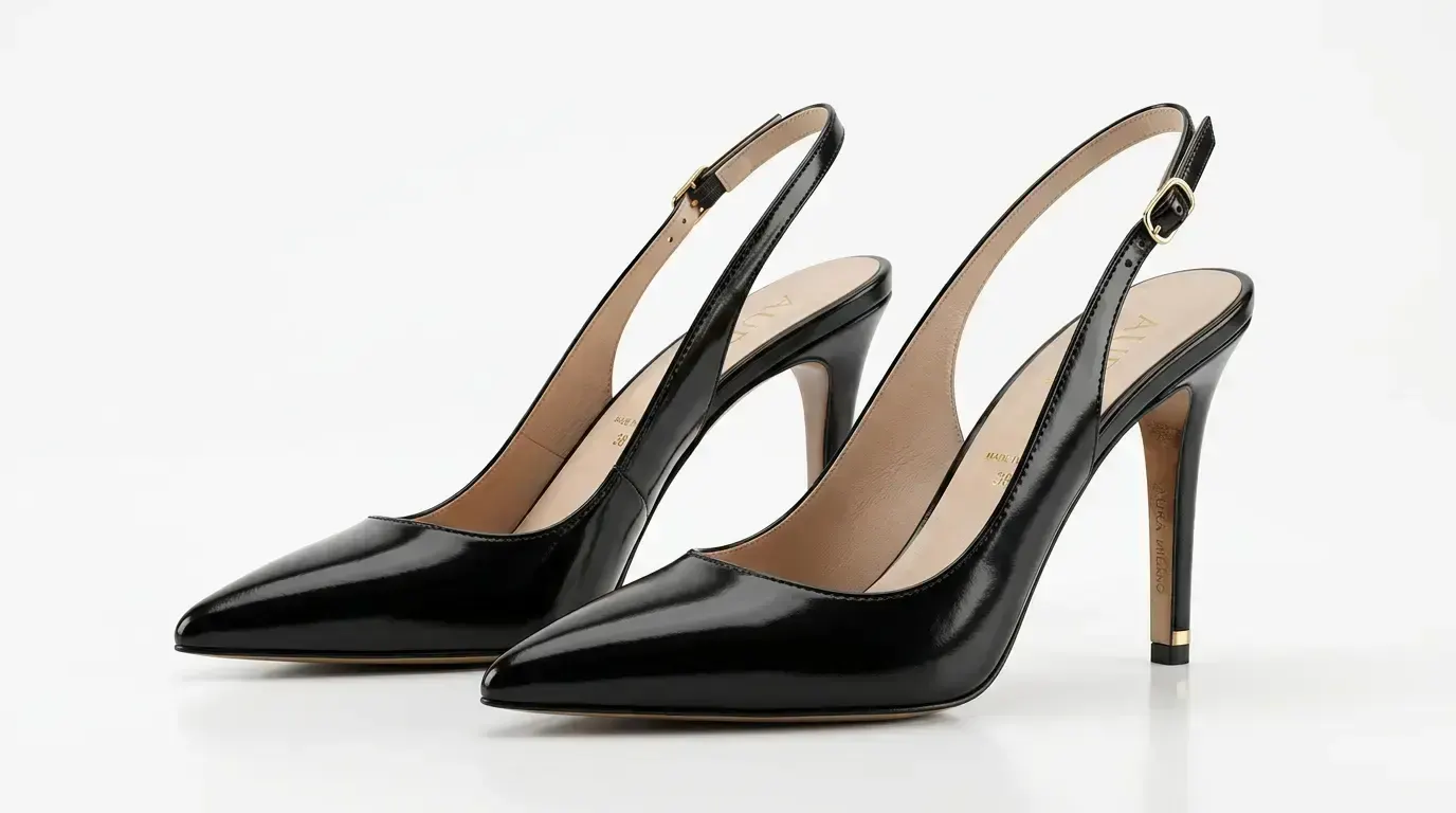 slingback heels, пример 1