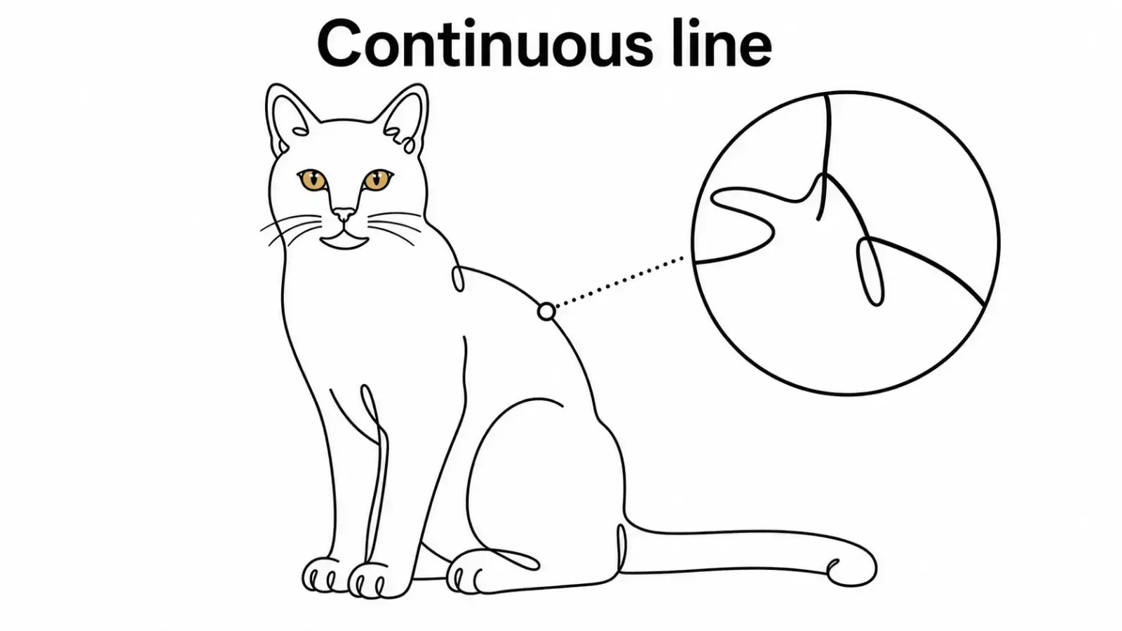 Continuous line, пример 1