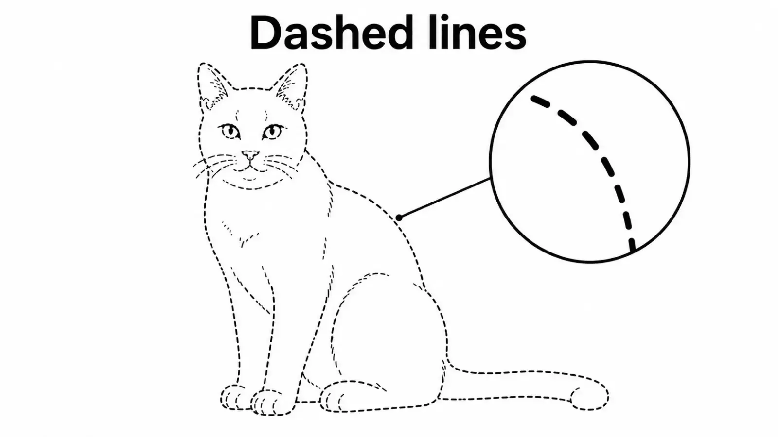 Dashed lines, пример 1
