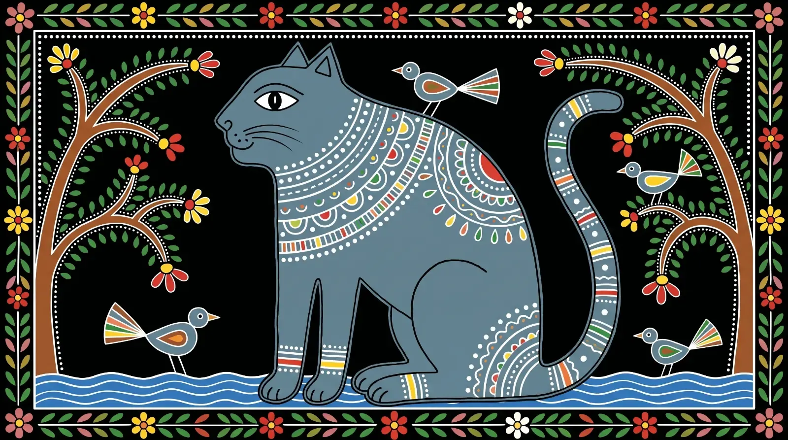 Tikuli art, пример 1