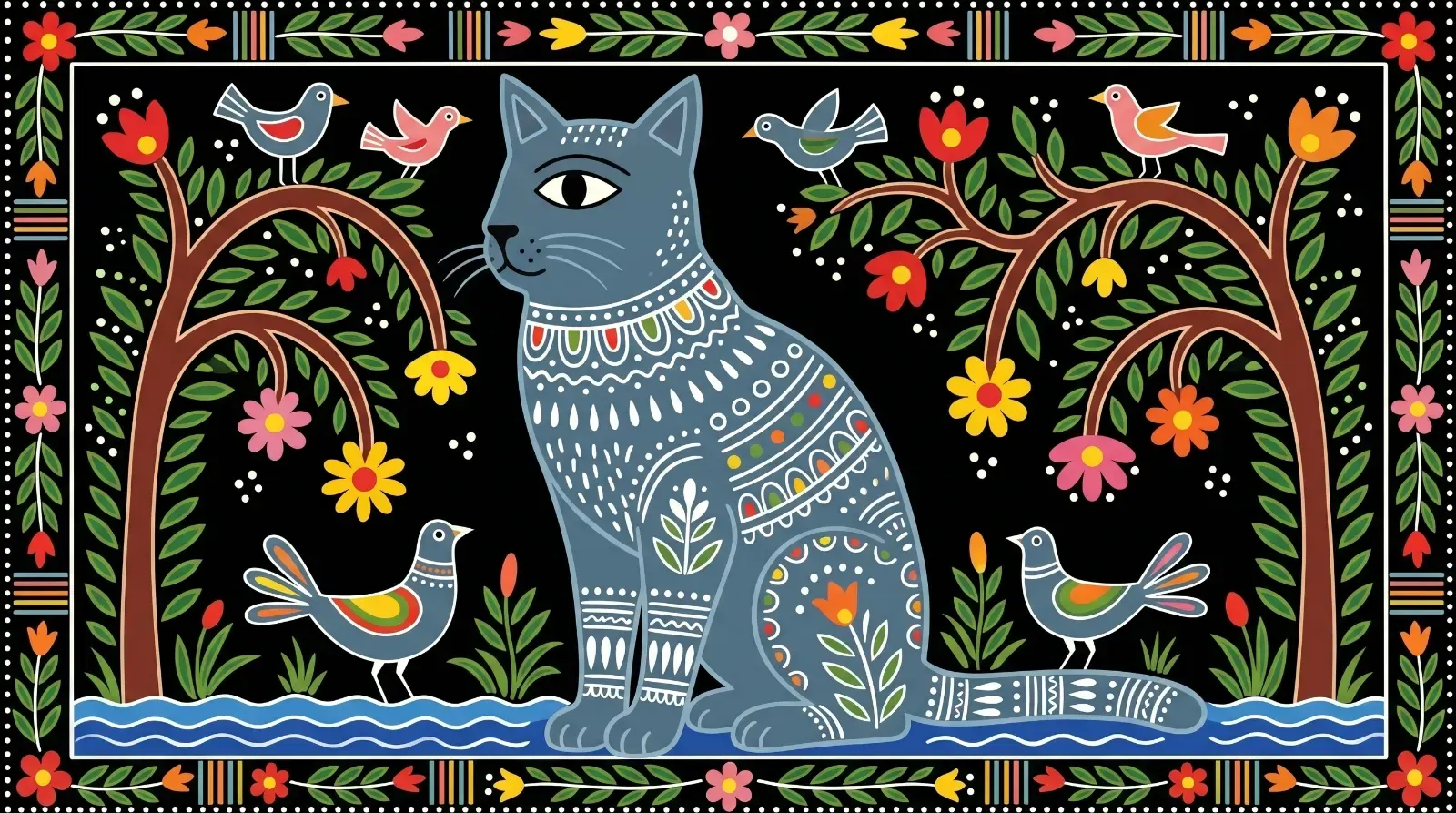 Tikuli art, пример 8