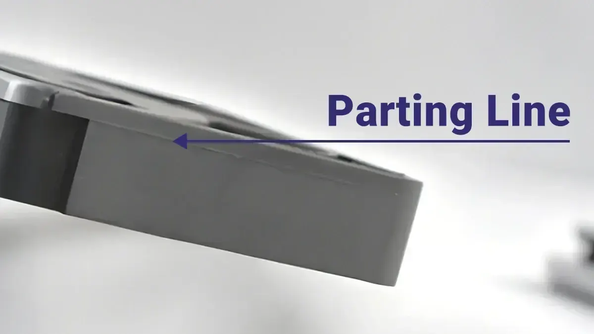 mold parting lines, пример 2