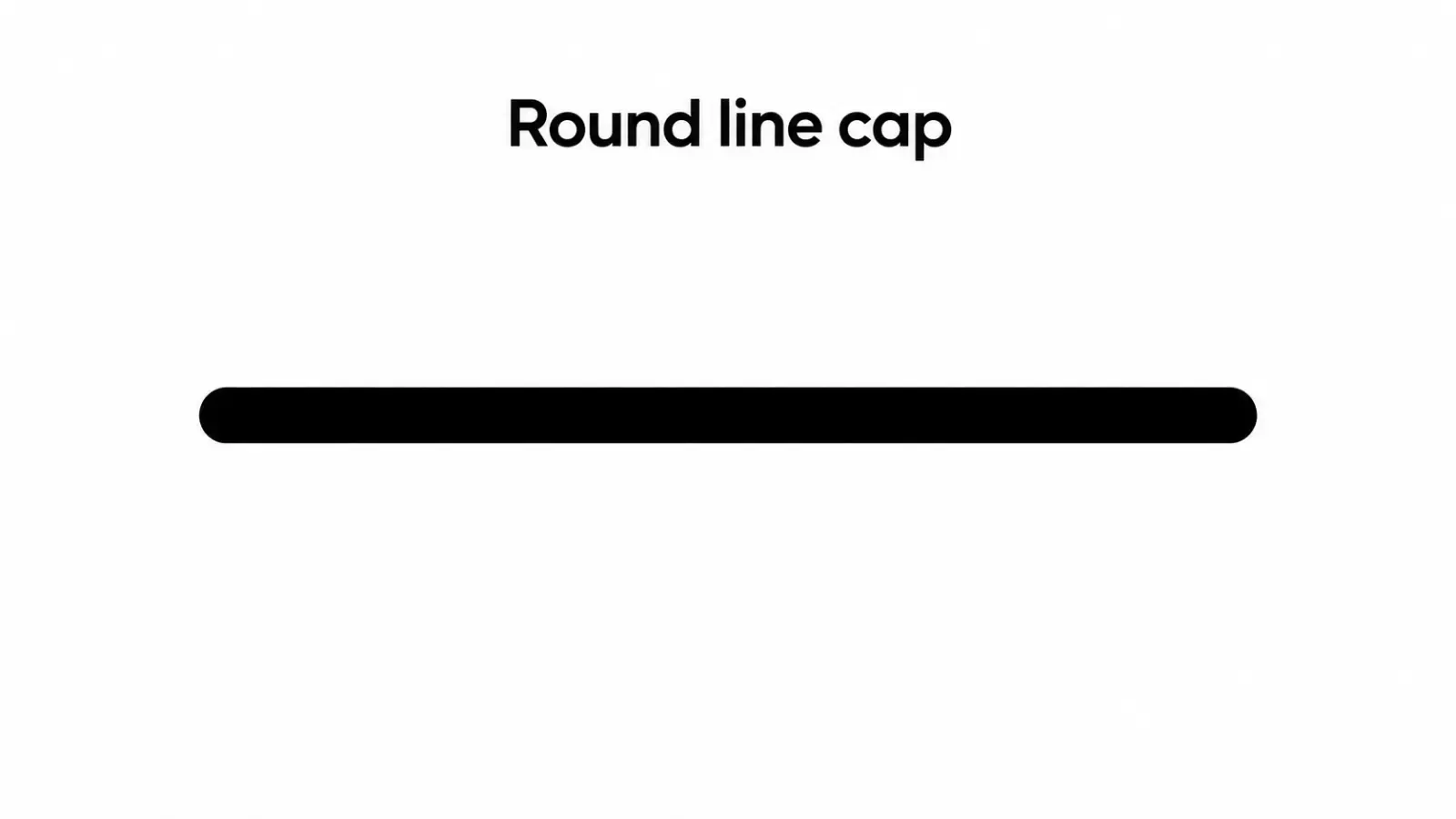 round stroke cap, пример 2