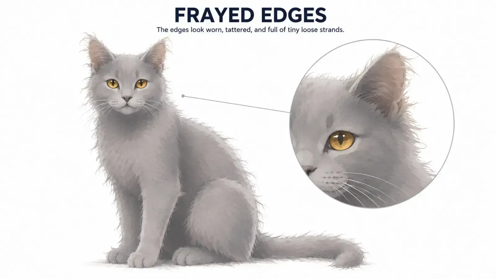 frayed edges, пример 1