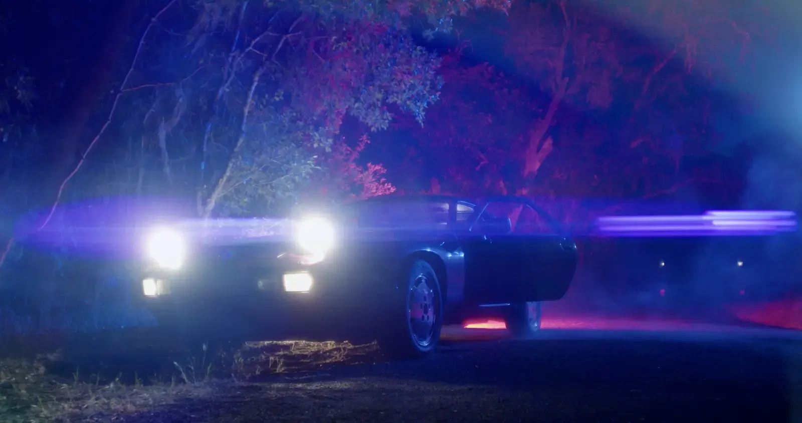Anamorphic flares, пример 4