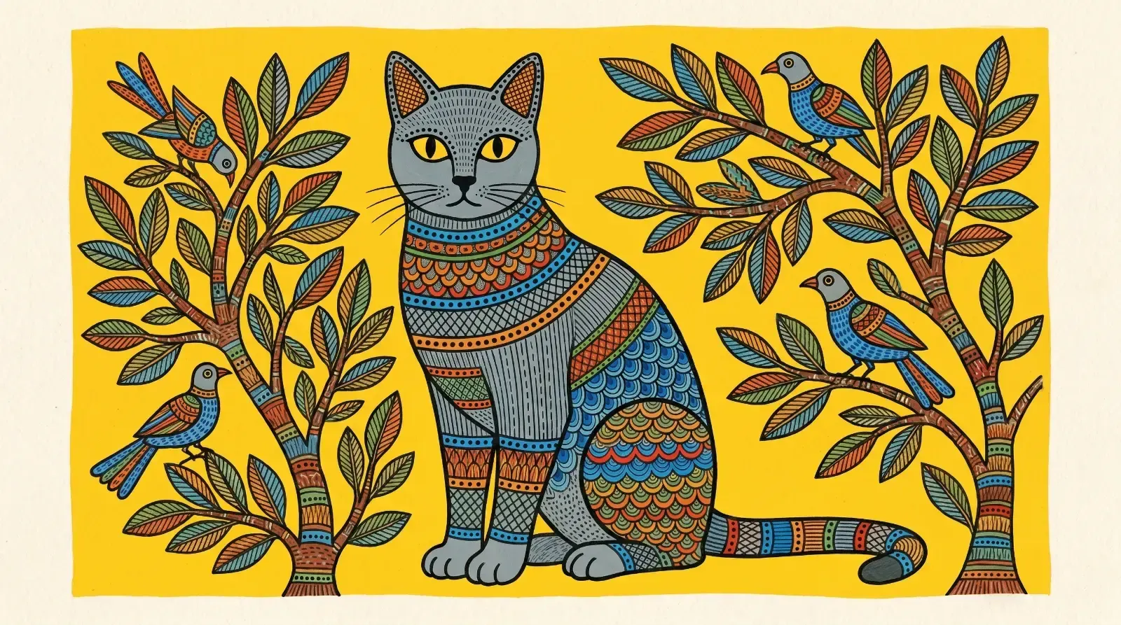 Gond art, пример 1