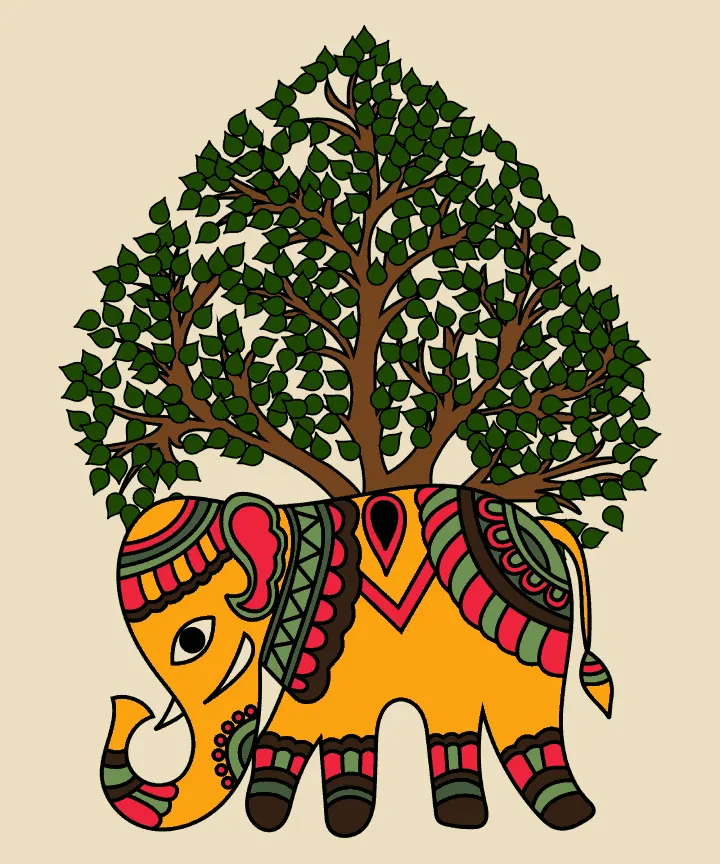 Gond art, пример 3