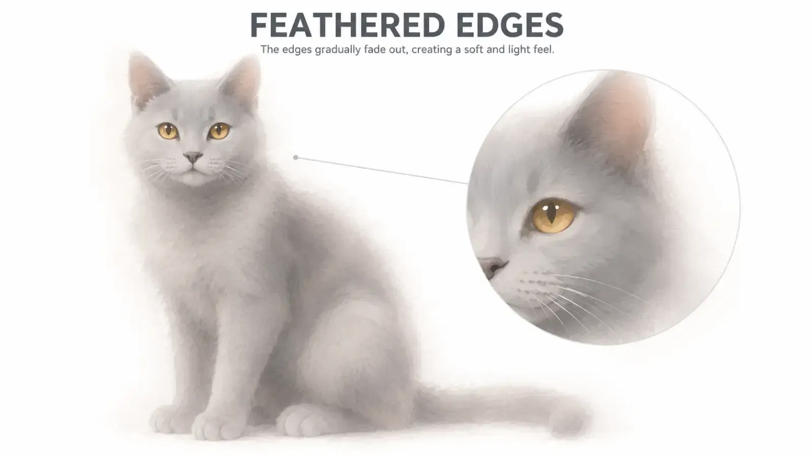 Feathered edges, пример 1