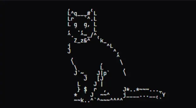 ASCII Art, пример 1