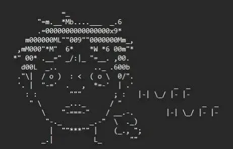 ASCII Art, пример 2