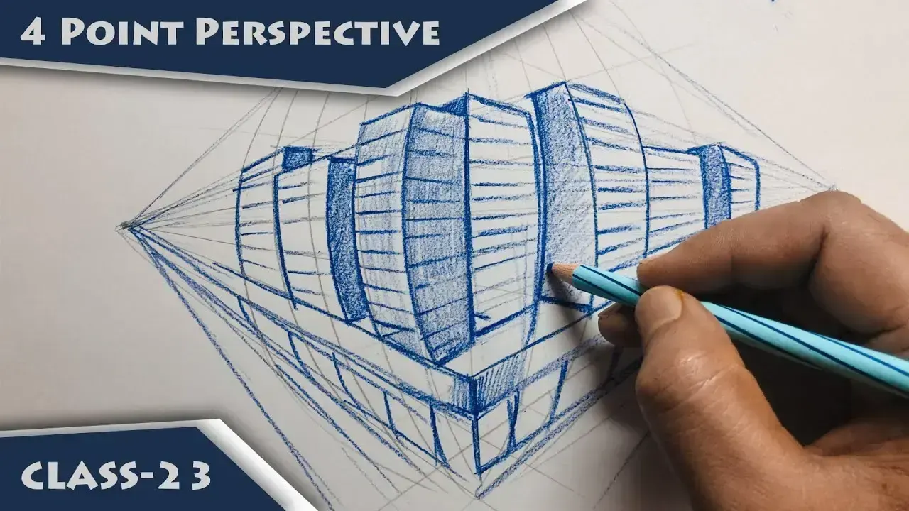 Four-point perspective, пример 2