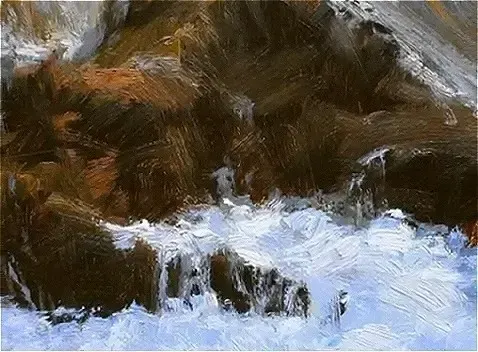 Traditional brushstrokes, пример 1