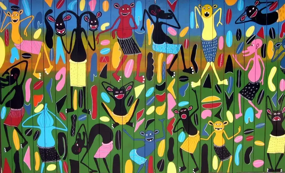 Tingatinga, пример 2