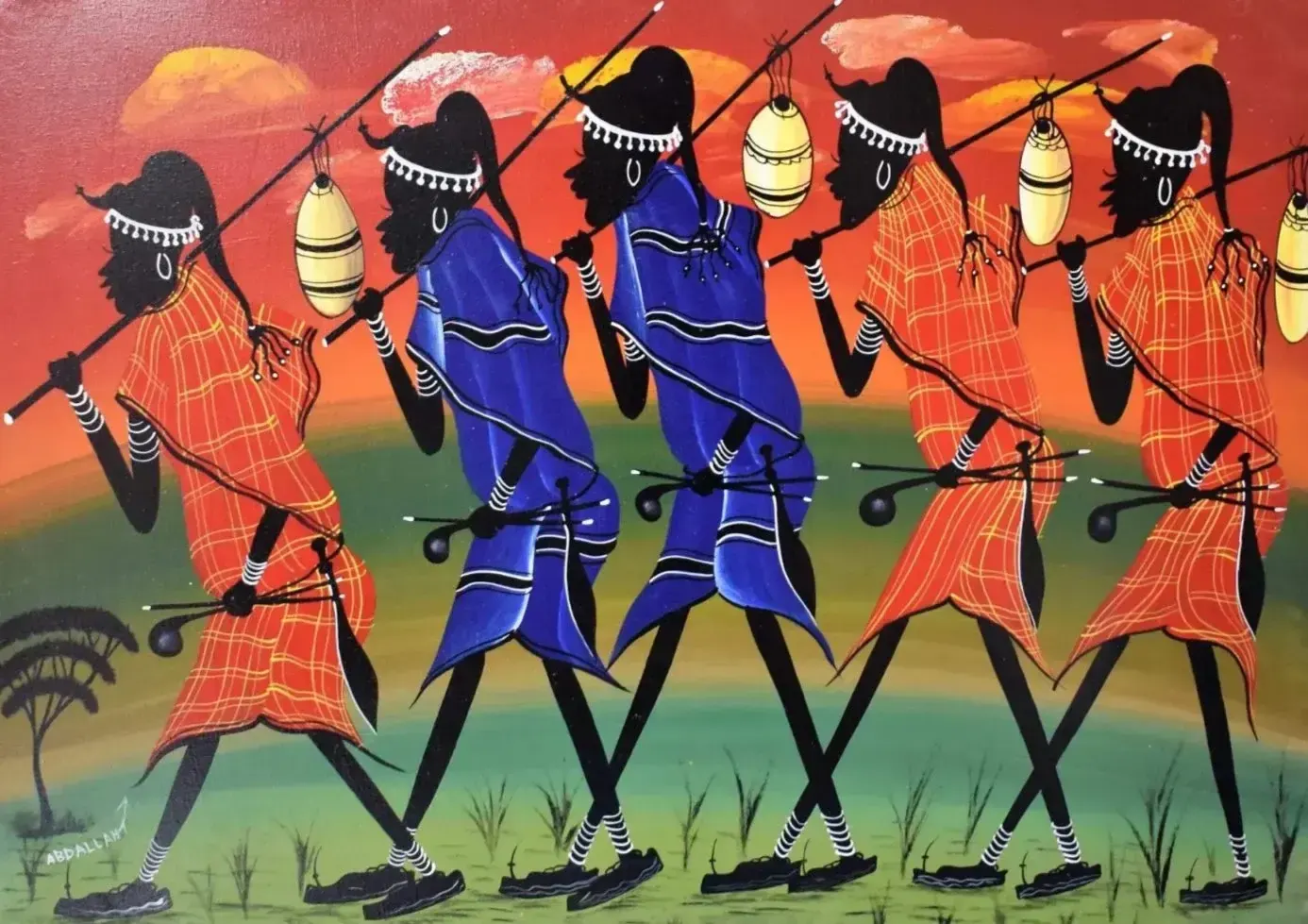 Tingatinga, пример 3