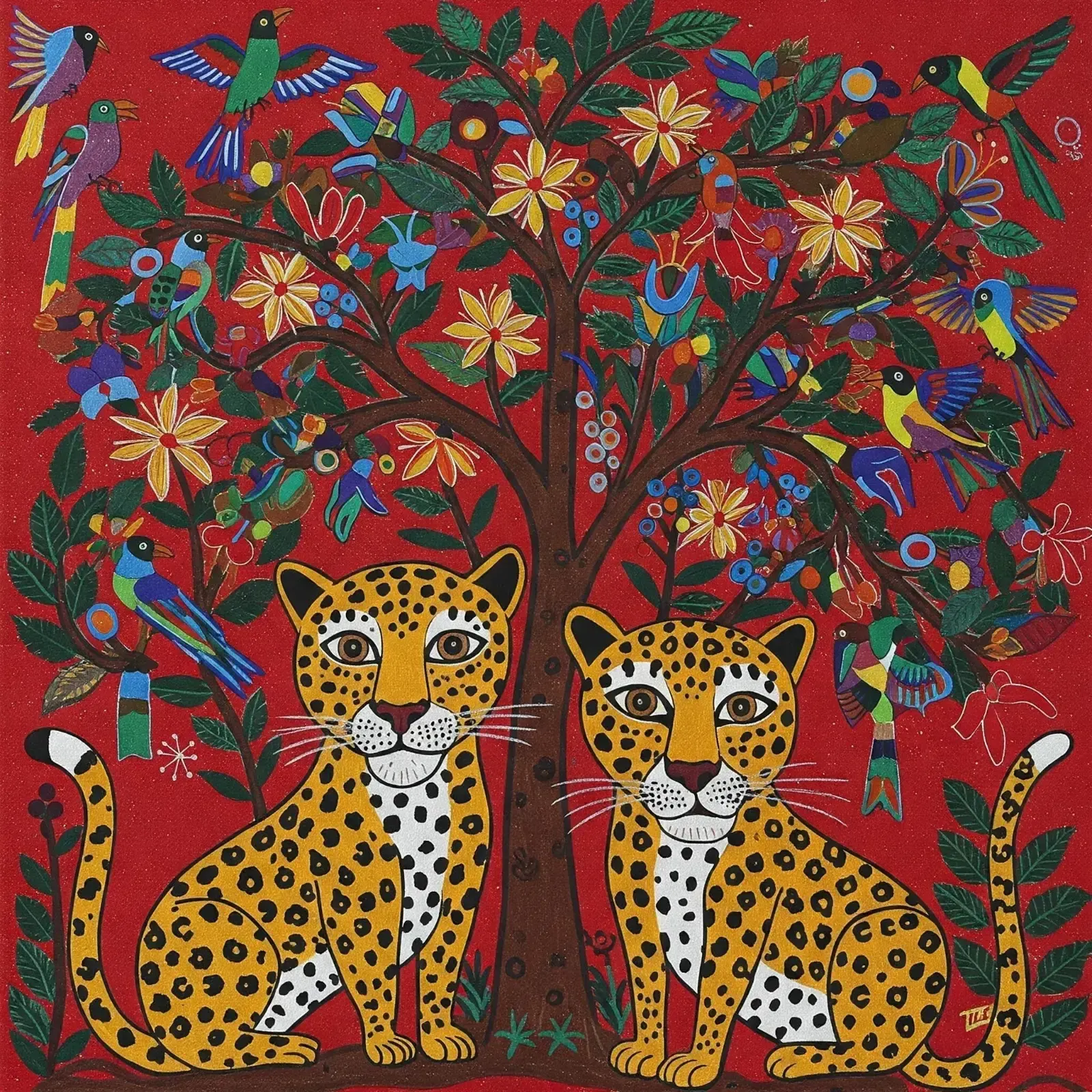 Tingatinga, пример 4