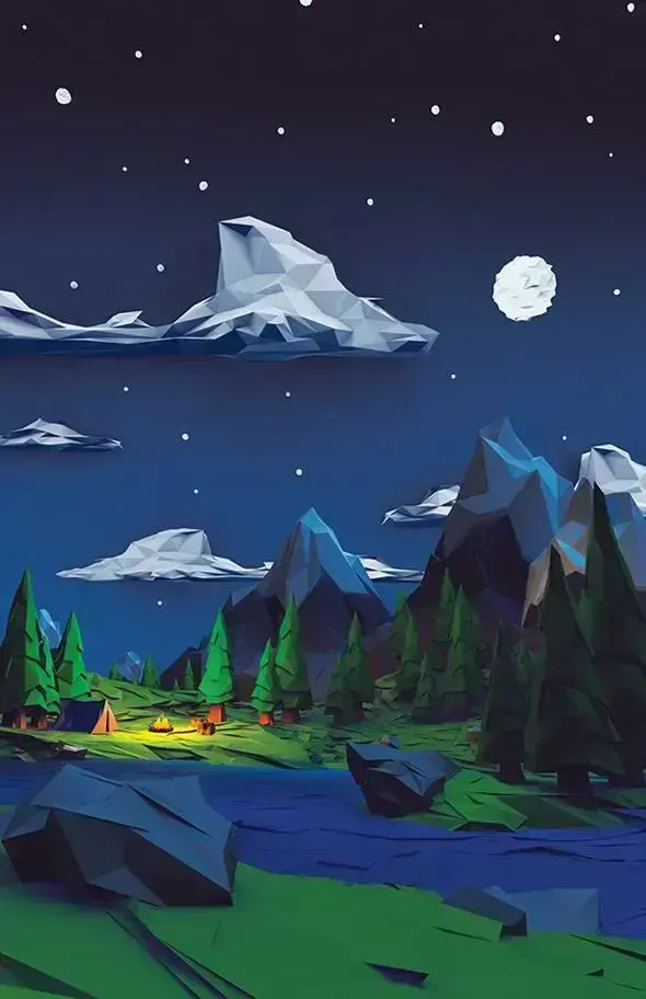 Low Poly, пример 3