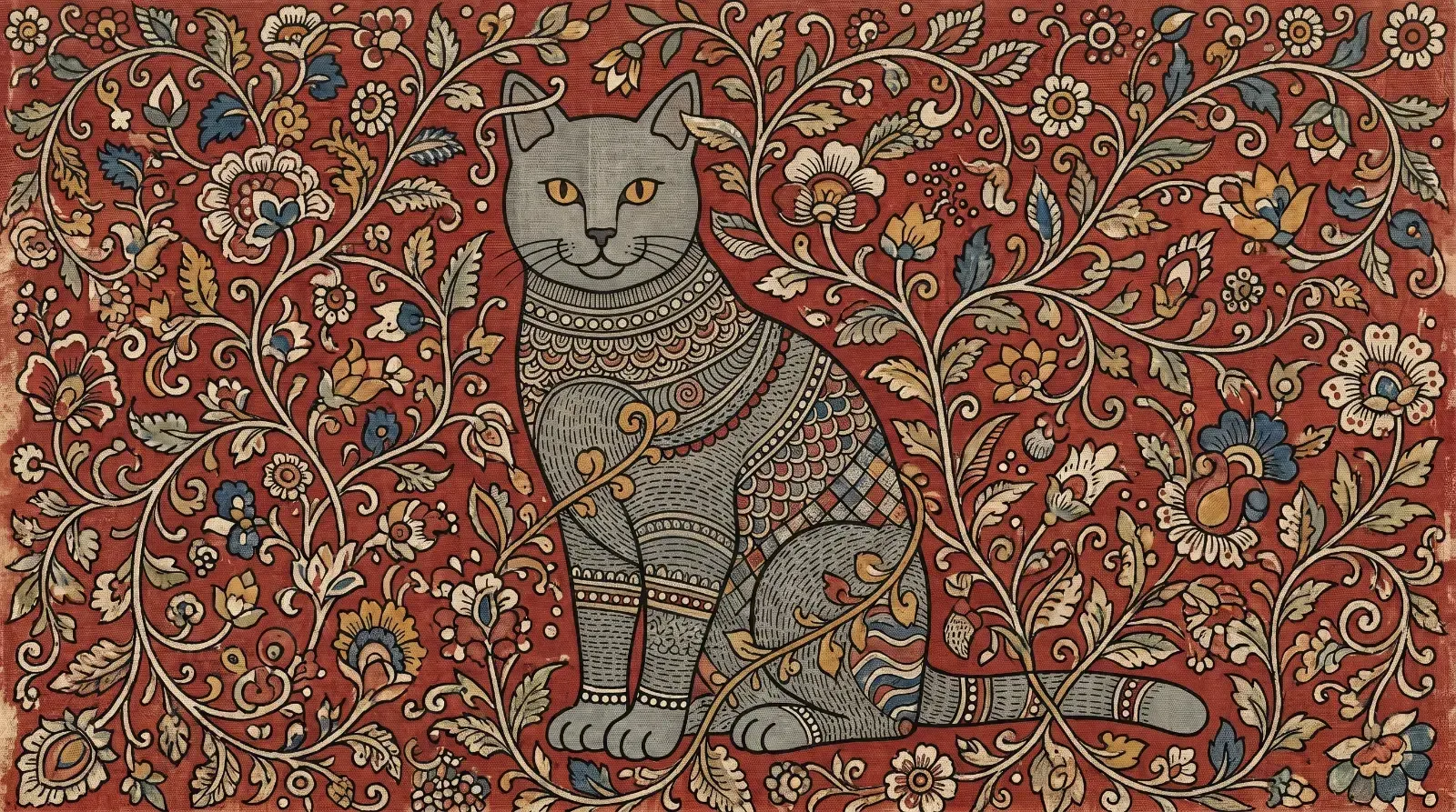 Kalamkari, пример 1