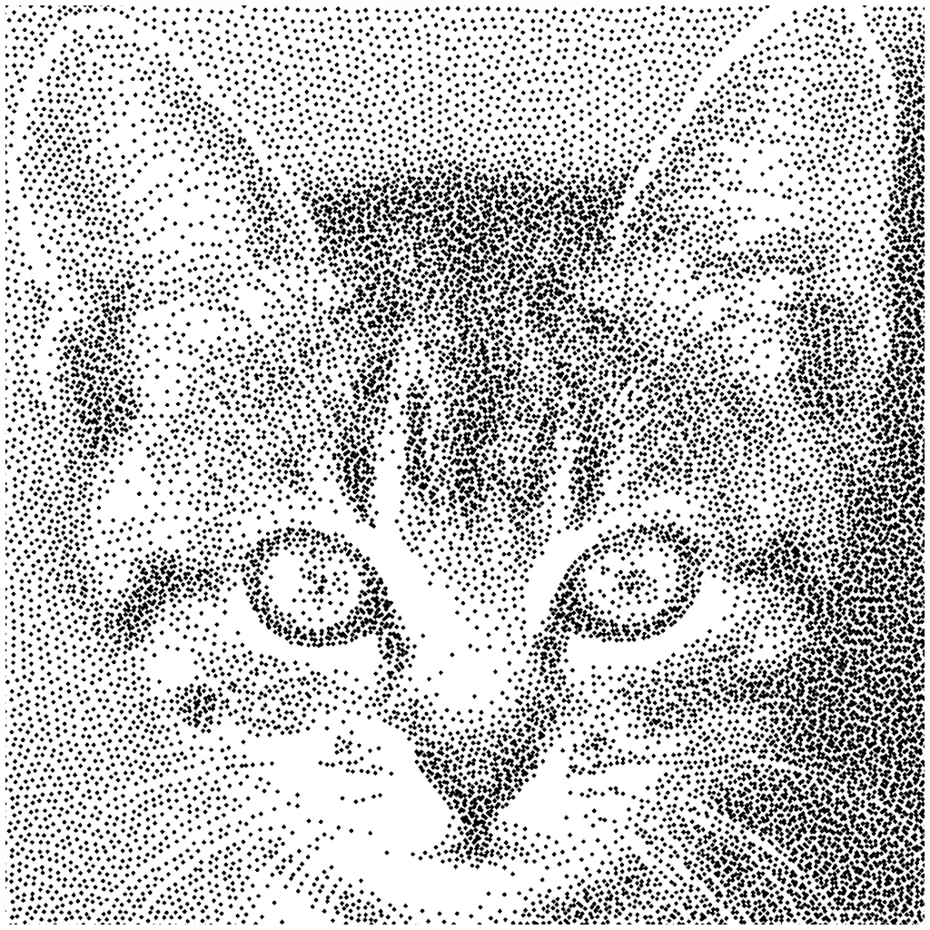 Stippling, пример 2