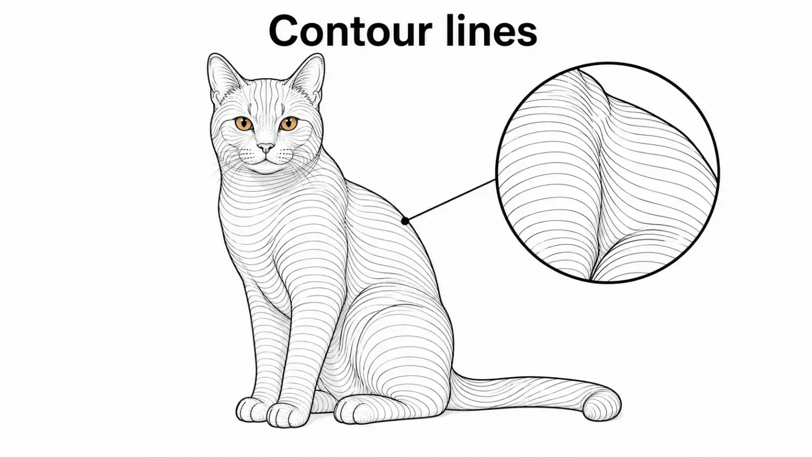 Contour lines, пример 1