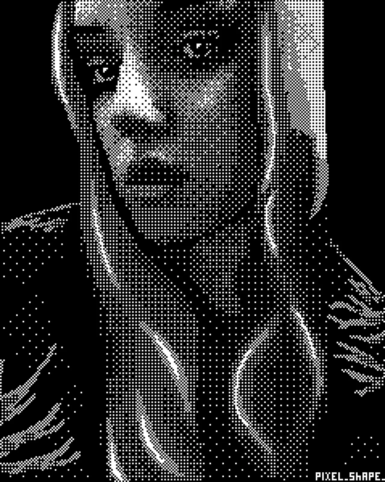1-bit monochrome, пример 4
