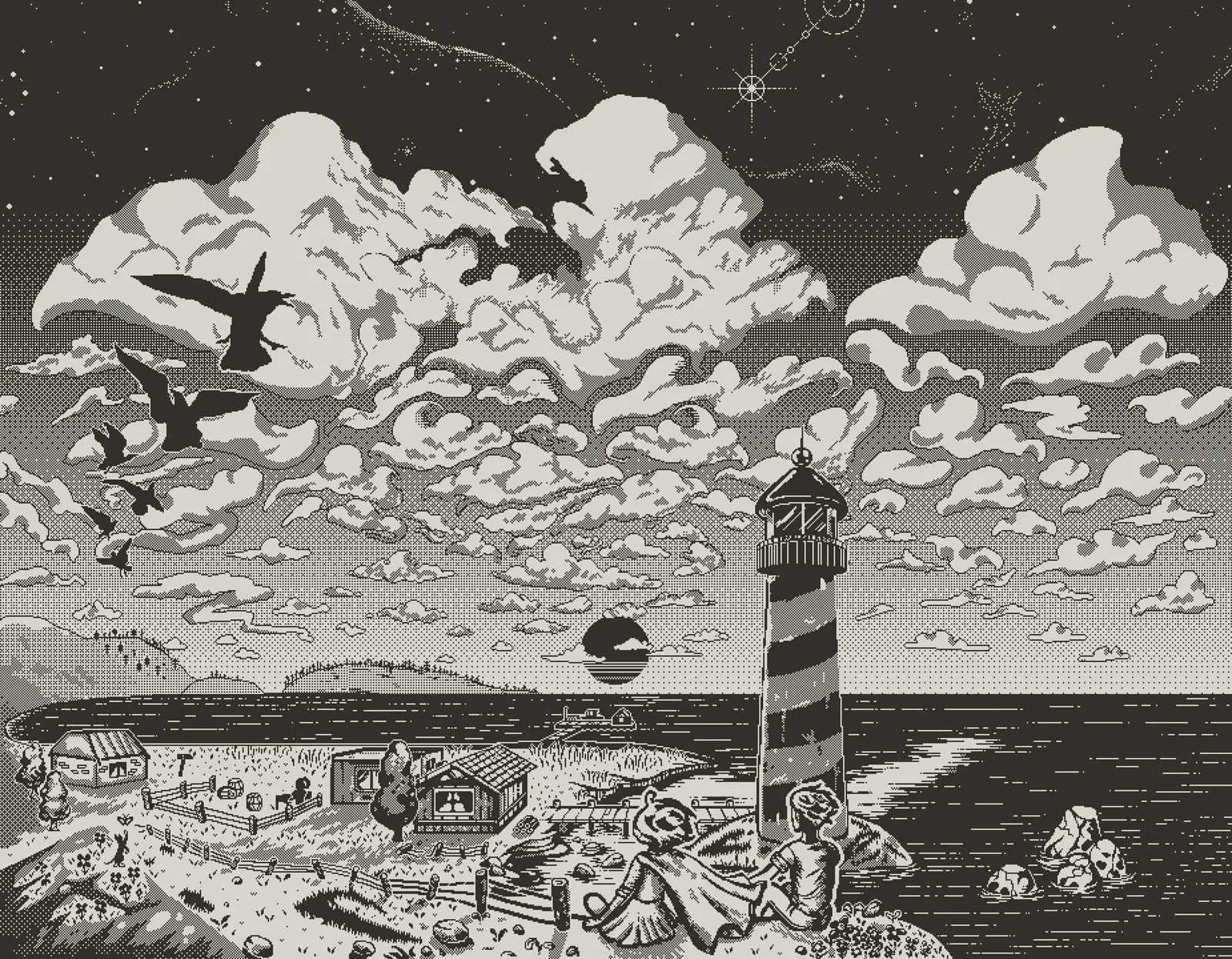 1-bit monochrome, пример 5
