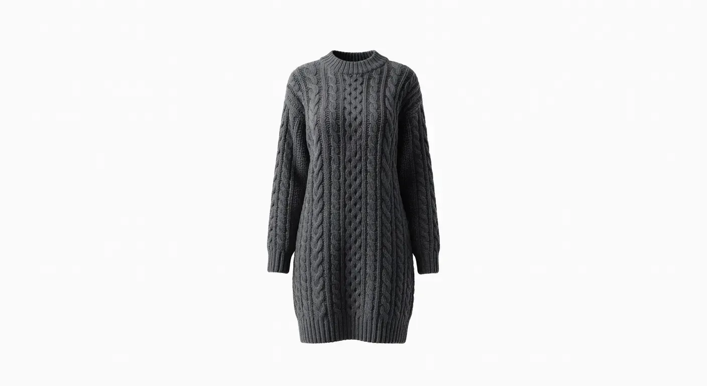 sweater dress, пример 1