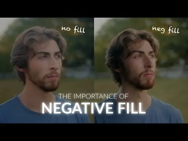 Negative fill lighting, пример 3