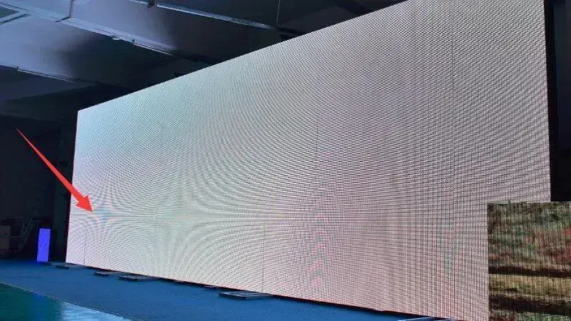 Moiré flicker, пример 2