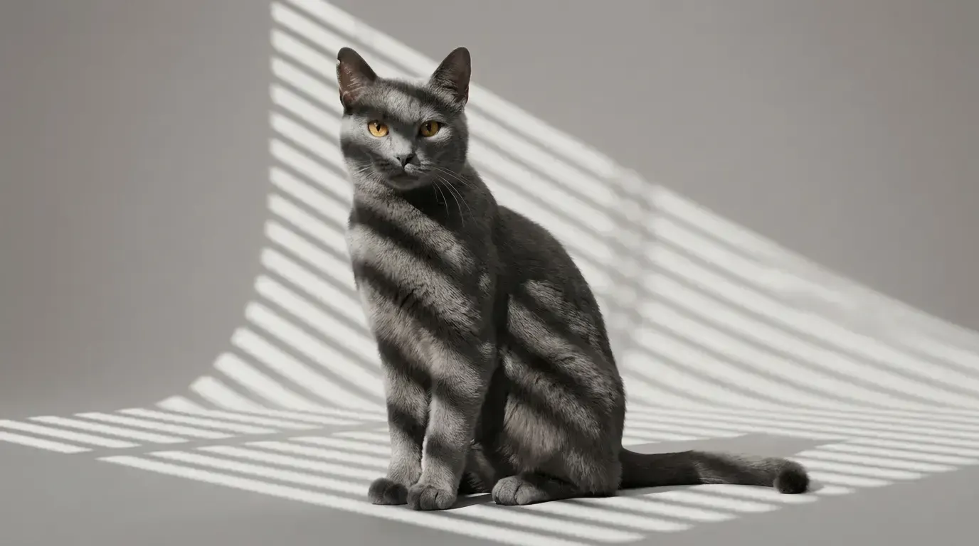 window blinds shadow, пример 1